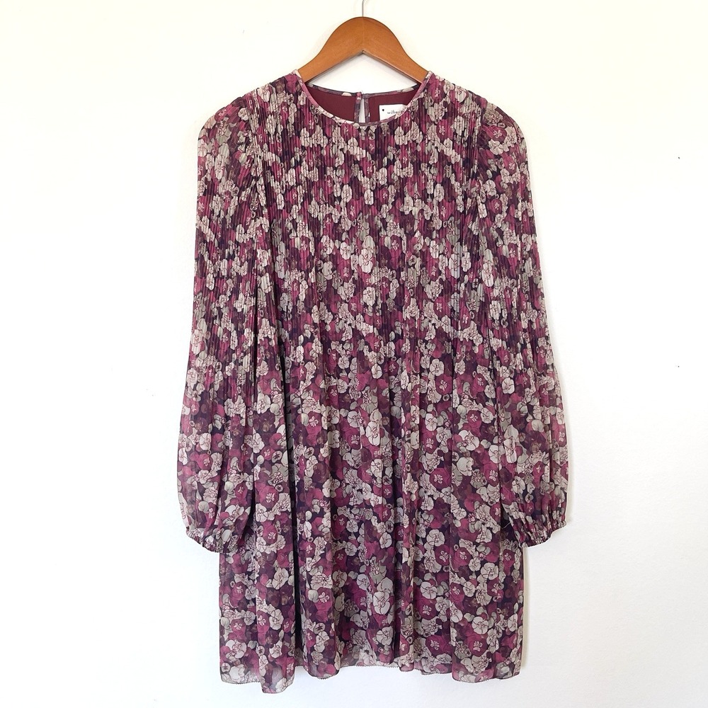 Wilfred By Aritzia Womens Floral Daydreamer‎ Mini Dress Size XS Cottagecore